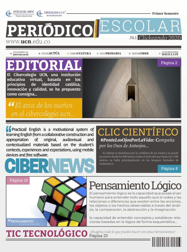 Periódico Clickeando primera edición 2020