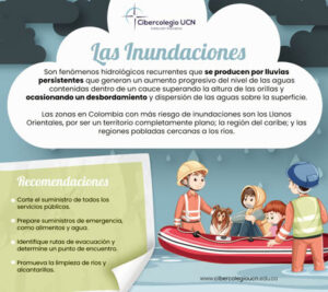 Imagen de la campaña de prevención de desastres. 