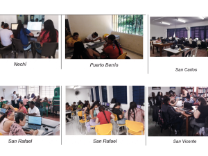  Grupo de estudiantes mujeres de: Nechí, Puerto Berrío, San Rafael, San Carlos y San Vicente. 