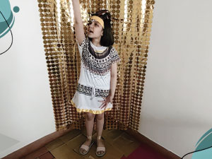 Estudiante exponiendo