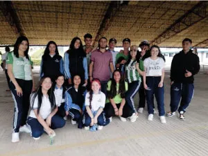 ACOMPAÑAMIENTO DEL PADRE RECTOR CON LIDERES DE PASTORAL Y EVANGELIZACION, CULTURA RECREACION Y DEPORTE, A ESTUDIANTES DEL GRUPO SANTA ROSA DE OSOS.