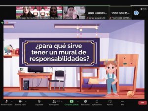 Captura de pantalla de la cátedra para la felicidad y el buen vivir.