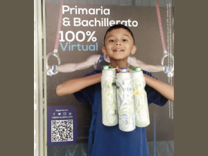 Mateo Londoño Castrillón, estudiante del Cibercolegio