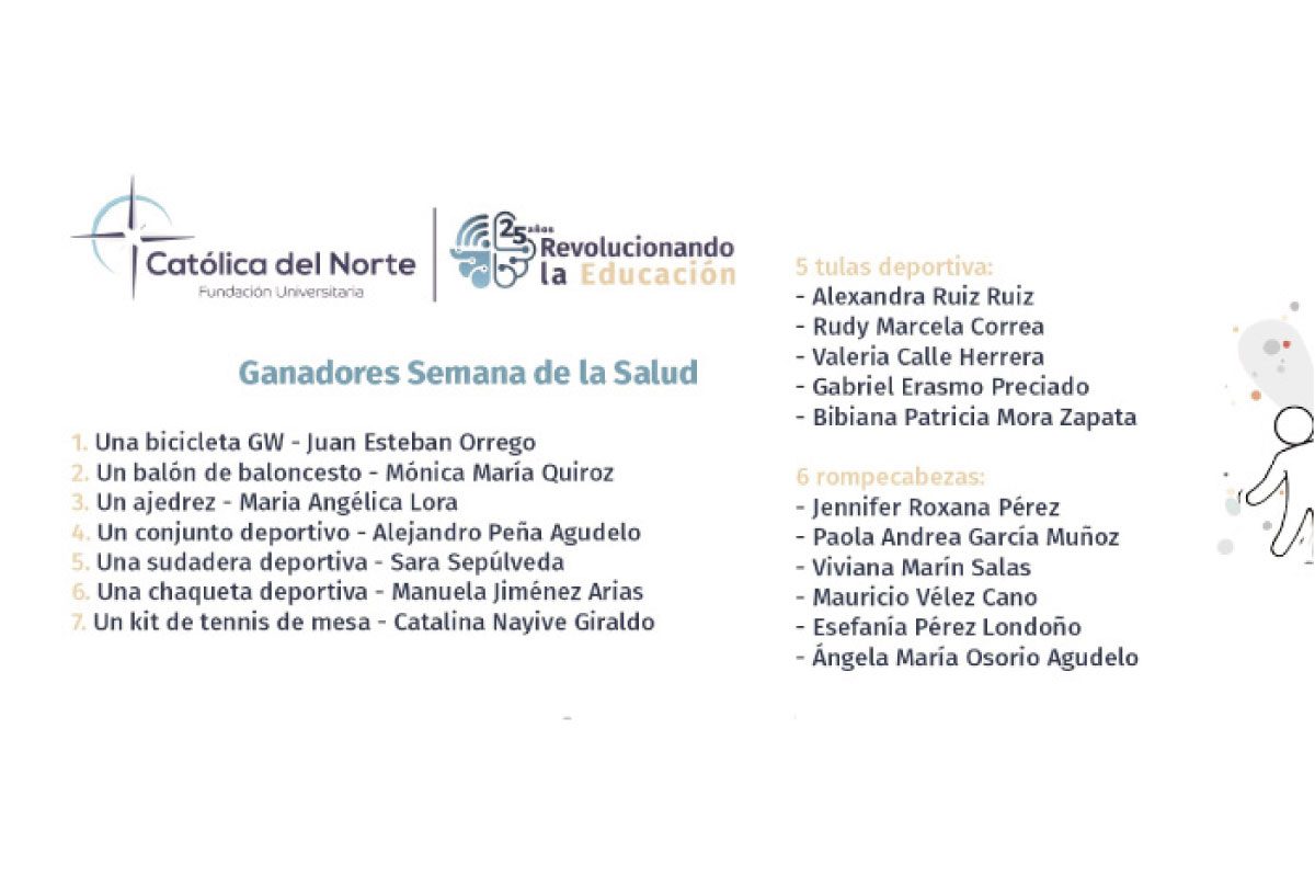 Imagen ganadores semana de la salud