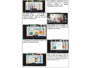 Imagen de las actividades realizadas en la primer entrega de informes académicos de Primaria Incluyente