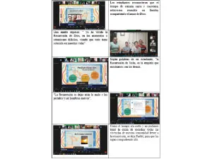 Imagen de las actividades realizadas en la primer entrega de informes académicos de Primaria Incluyente
