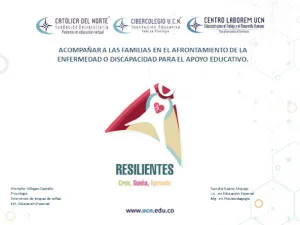 Imagen del evento para acompañar a las familias en el afrontamiento de la enfermedad o discapacidad para el apoyo educativo