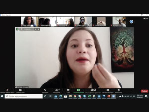 Imagen del evento realizado en Zoom sobre orientación vocacional