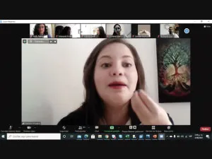 Imagen del evento realizado en Zoom sobre orientación vocacional