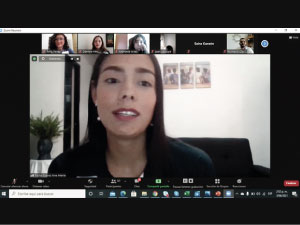 Imagen del evento realizado en Zoom sobre orientación vocacional