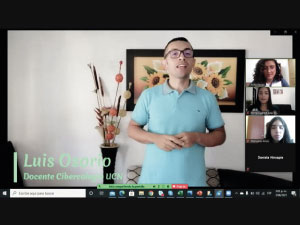 Imagen del evento realizado en Zoom sobre orientación vocacional