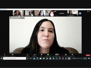 Imagen del evento realizado en Zoom sobre orientación vocacional
