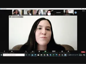 Imagen del evento realizado en Zoom sobre orientación vocacional