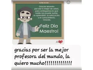 Imagen que resalta la importante labor de los docentes en la celebración del día del maestro.9