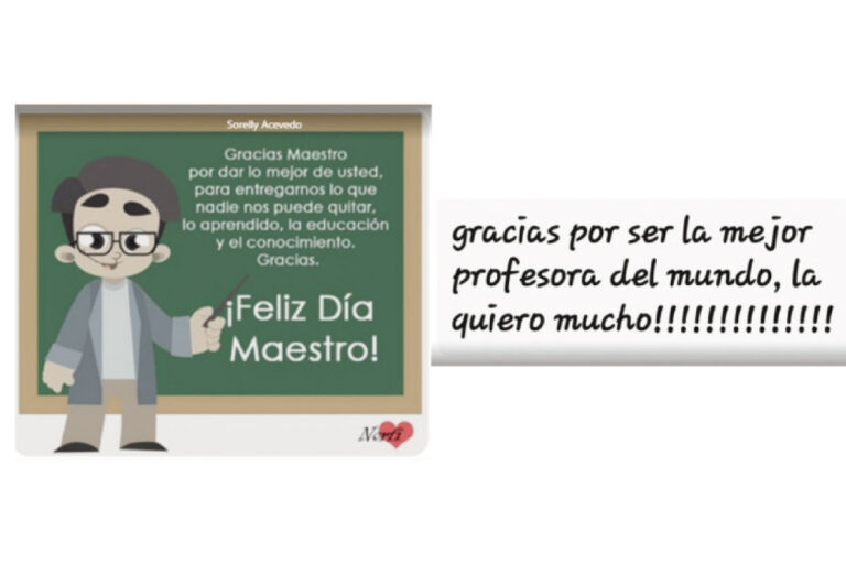Imagen que resalta la importante labor de los docentes en la celebración del día del maestro