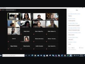 Imagen del primer conversatorio 2021 con nuestros egresados Ciber
