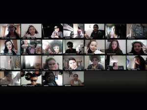 Fotografía alumnos del programa Resilientes