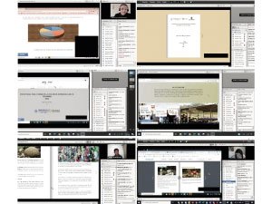 Fotografía de trabajo realizado en aula virtual con alumnos del programa Primaria Incluyente