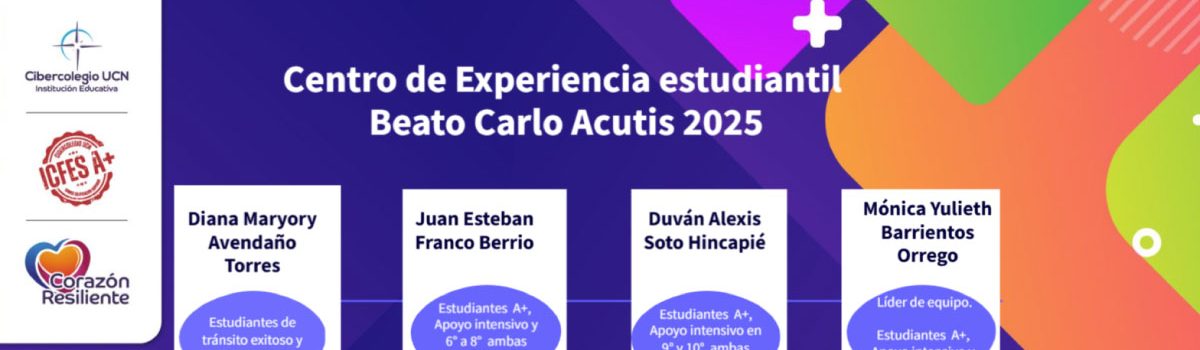 Pantallazo del inicio de la presentación del grupo de Experiencia estudiantil con sus respectivos integrantes