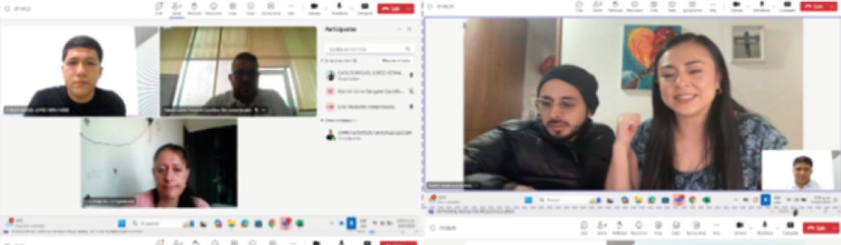 Capatura de pantalla reunión de teams