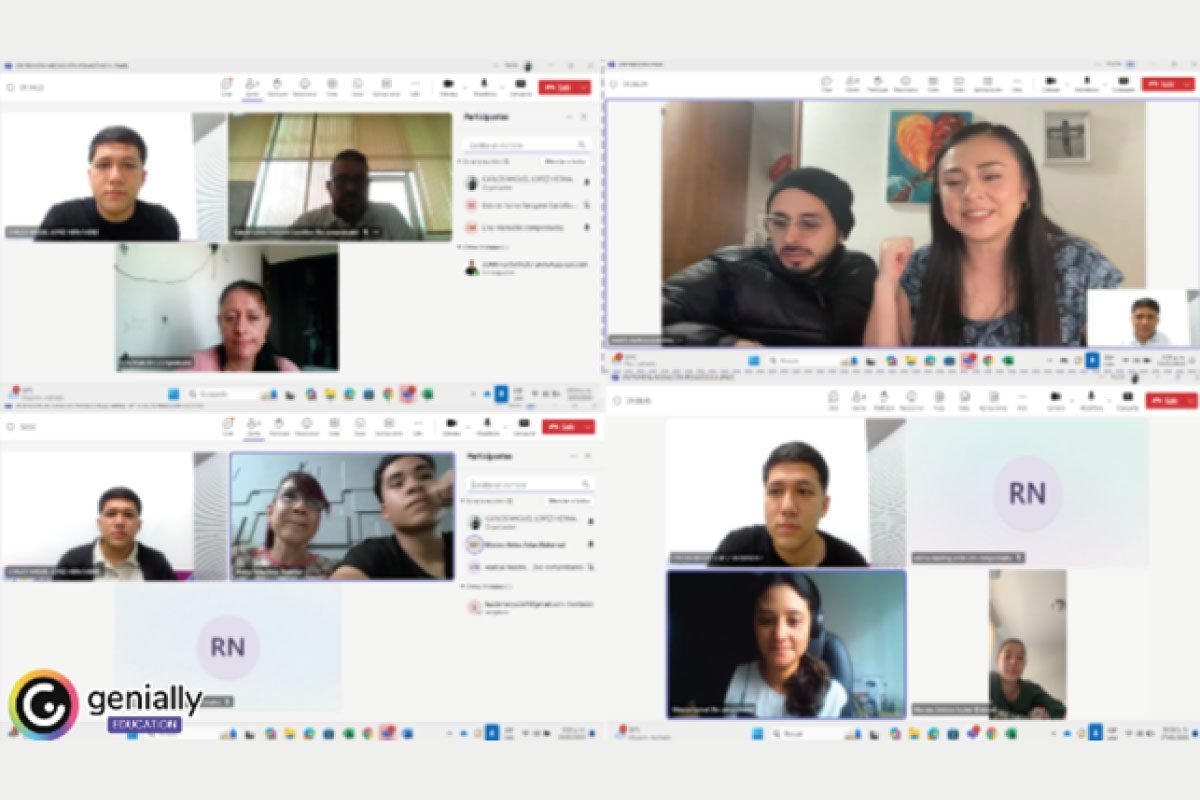 Capatura de pantalla reunión de teams