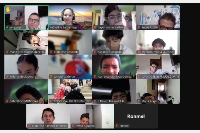 Captura de pantalla de los estudiantes de PI