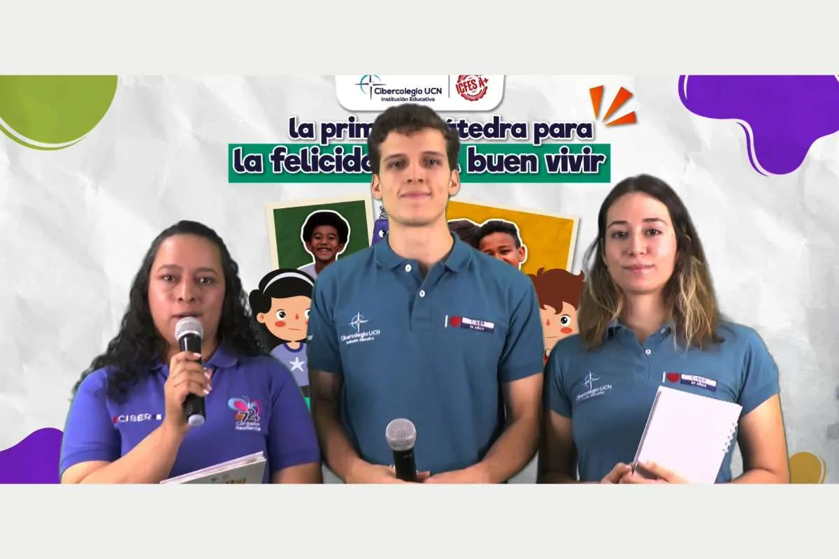 Se observa a los psicólogos en una captura de pantalla hecha a la Cátedra de la Felicidad