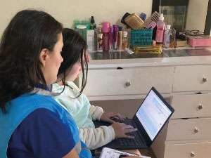 Docente P.I aplicando estartegias DUA