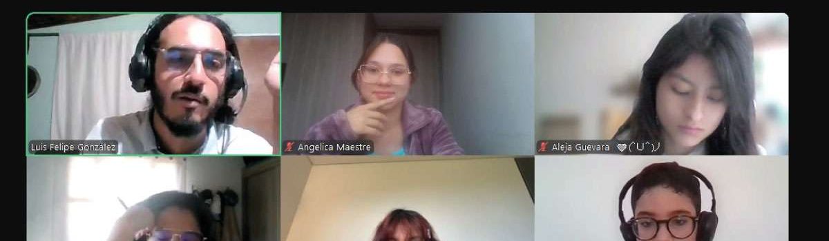 Captura de pantalla de la plataforma teams con los integrantes del consejo estudiantil