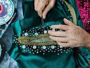 Foto de la creación del traje de Joshua 