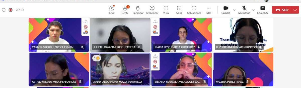 Pantallazo reunión comité de inclusión