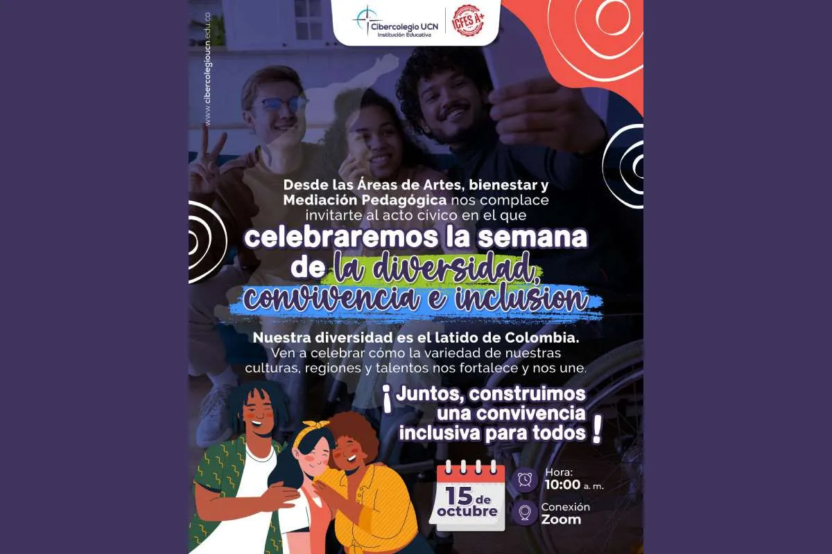 CIBERCOLEGIO UCN CELEBRARÁ LA SEMANA DE LA CONVIVENCIA, LA DIVERSIDAD Y LA INCLUSIÓN
