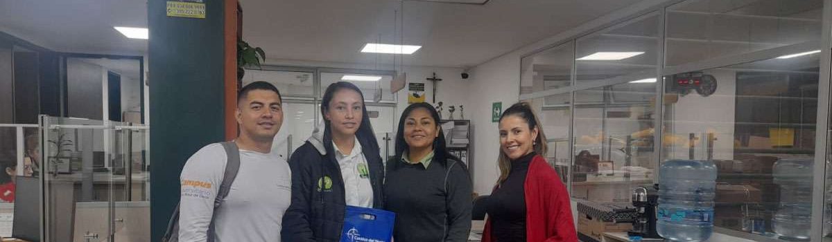 Eduardo Holguín,Eduardo Holguín, Coordinador de Expansión y Crecimiento, Lina Rojas, Cooperativa Coopeagropecuaria, Lina María Bernal, Líder de Promoción y Servicios Cibercolegio UCN