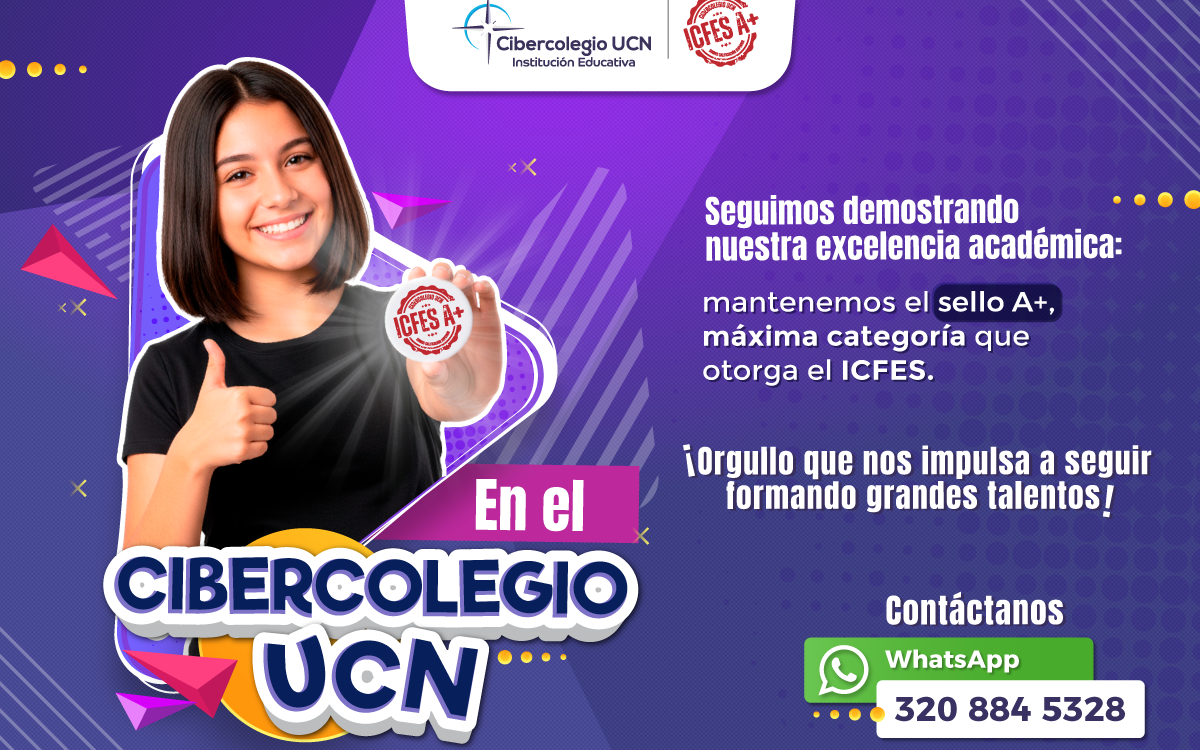 Mensaje con Sello A+ de excelencia que otorga el ICFES.