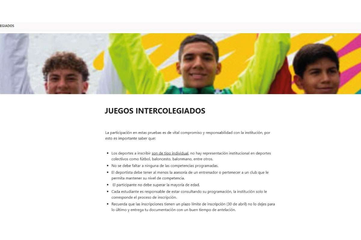 imagen portada juegos intercolegiados