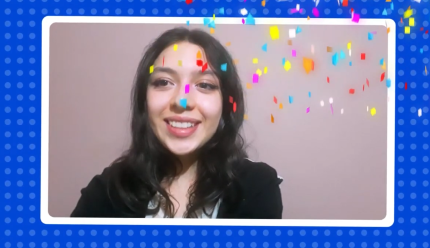Isabela Moreno, graduado del Cibercolegio UCN.