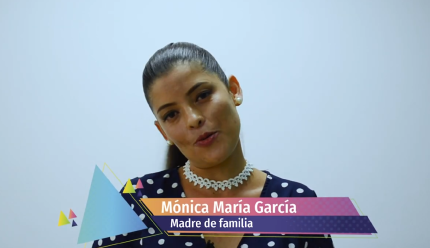 Mónica María García, madre de graduado del Cibercolegio UCN.